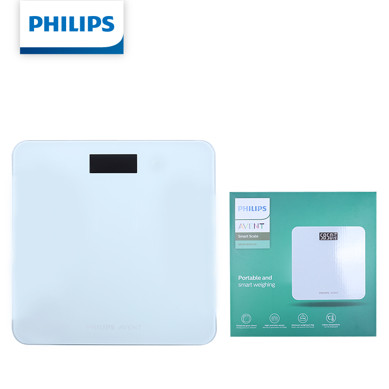 Digital Body Weight Scale - Avent Smart Körperwaage mit LCD-Display, Haushaltspersonenwaage