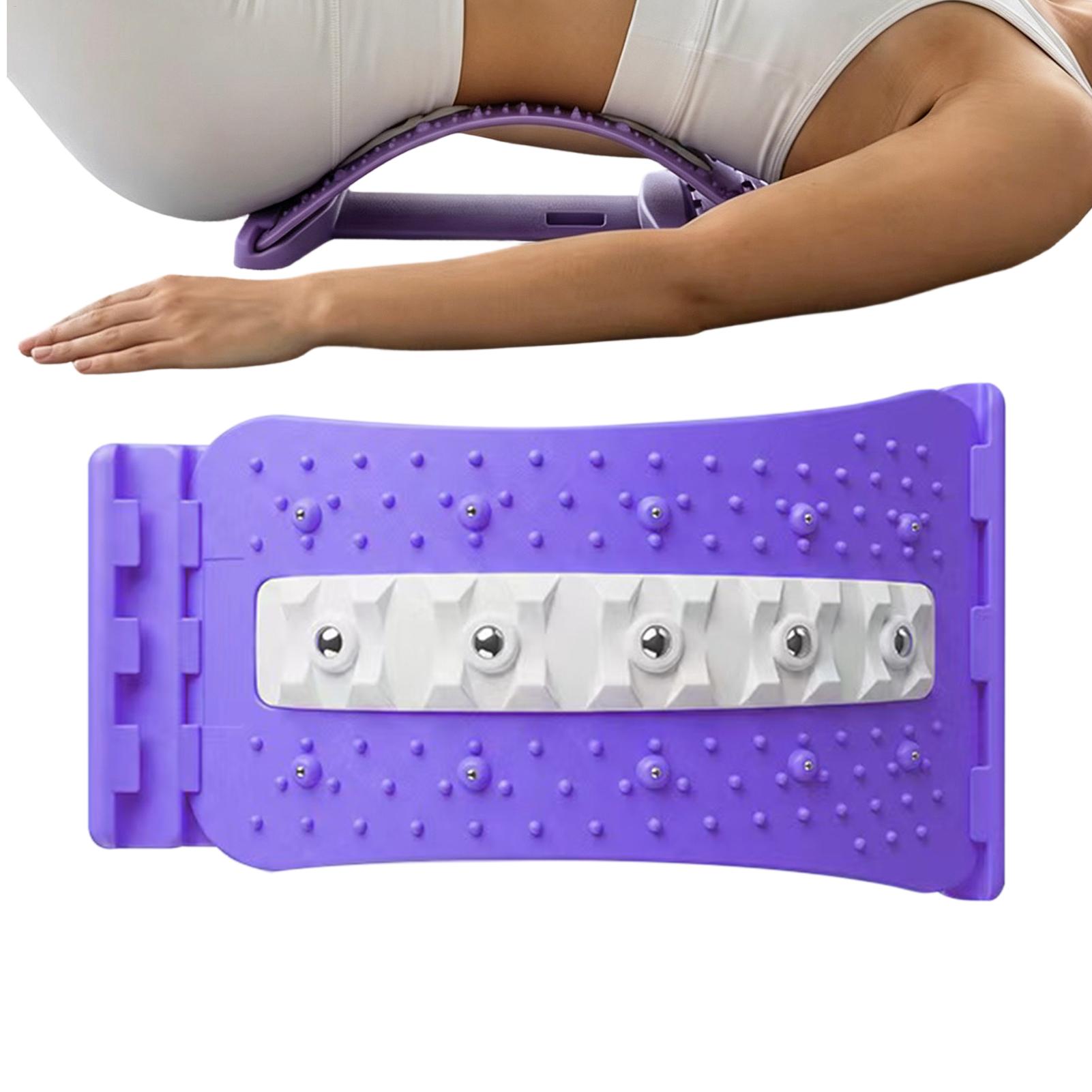 Back Stretcher Lumbar - Lendenwirbelstrecker, ergonomisch, 4-stufig verstellbar, multifunktionales Schulter-Knackgerät