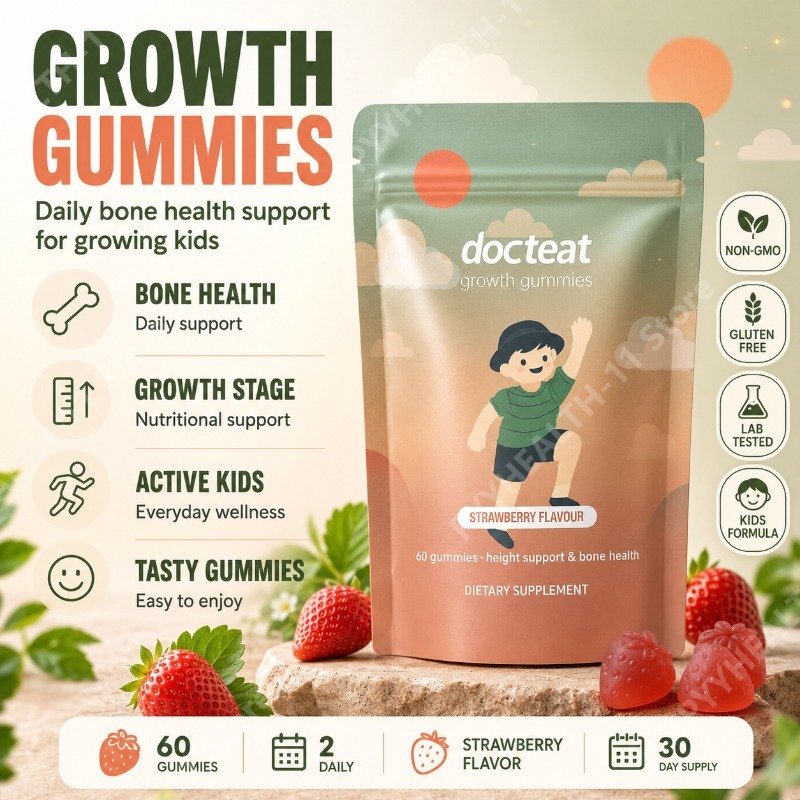 Wellness Health Nutrition - Kinder-Kalzium-Gummibärchen mit Vitamin D3 und K2,