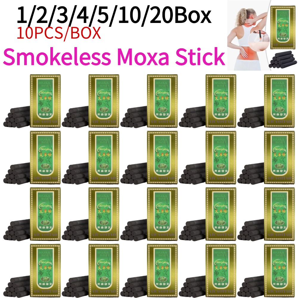 Health & Wellness Rehab - ﻿ 10 Stück/Box Rauchfreie Moxa-Sticks, Wilde