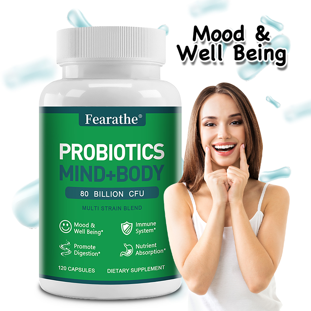 Health Wellness Usa - Präbiotika Probiotika & Verdauungsenzym-Kapseln, Unterstützen die
