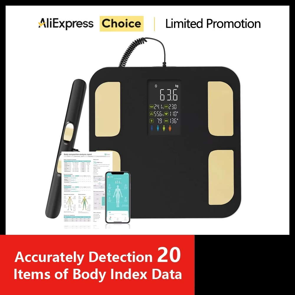 Digital Body Weight Scale - Intelligente Bioimpedanzwaage Digitale Körperanalysewaage zur Messung