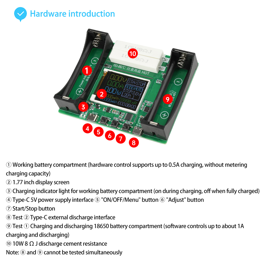 18650 Lithium-Batterie-Innenwi – Health Wellness Program Bewertung und Preis