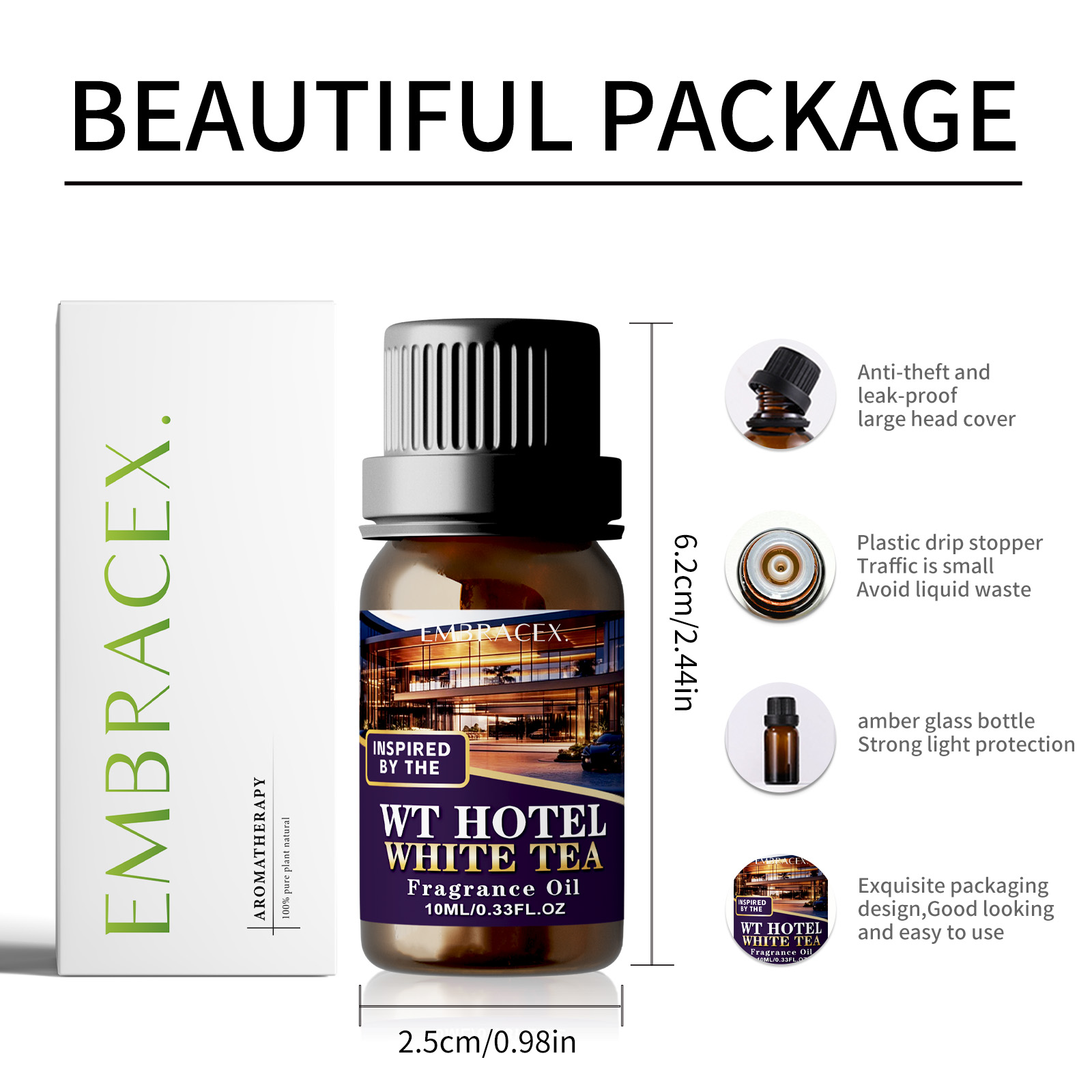 10 ml Hotel-Ätherisches Teeöl  – Aromatherapy Diffuser Bewertung und Preis