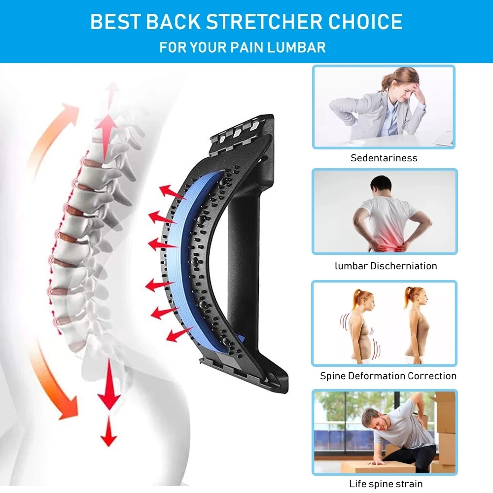 Magnetischer Rückenmassage-Mus – Back Stretcher Lumbar Bewertung und Preis