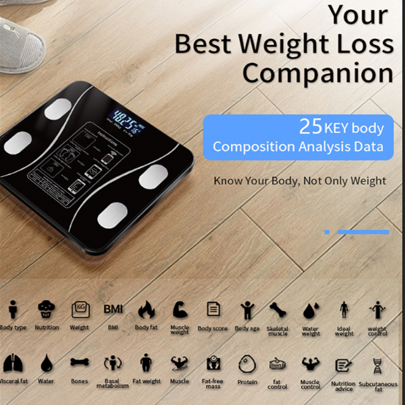 Wiederaufladbare Smarte Körper – Digital Body Weight Scale Bewertung und Preis