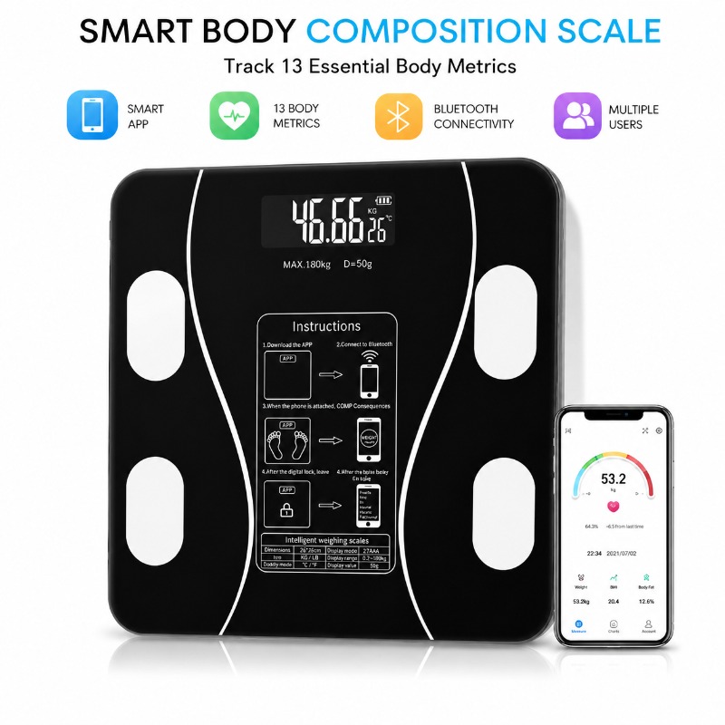 Intelligente Bluetooth-Körperf – Digital Body Weight Scale Bewertung und Preis