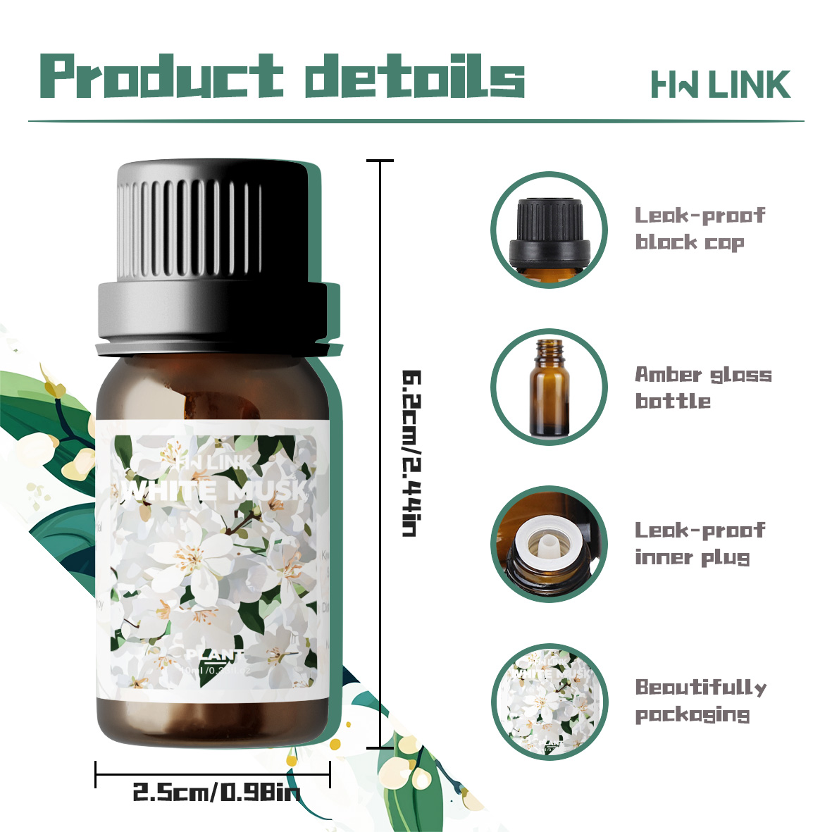 Weiße Moschus-Ätherische Öle 1 – Aromatherapy Diffuser Bewertung und Preis