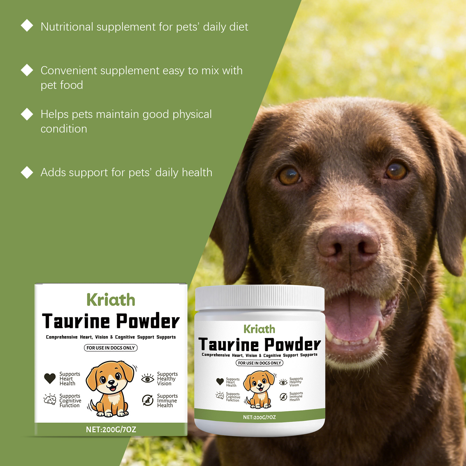Hunde-Taurin-Pulver Leicht Mis – Wellness Health Nutrition Bewertung und Preis