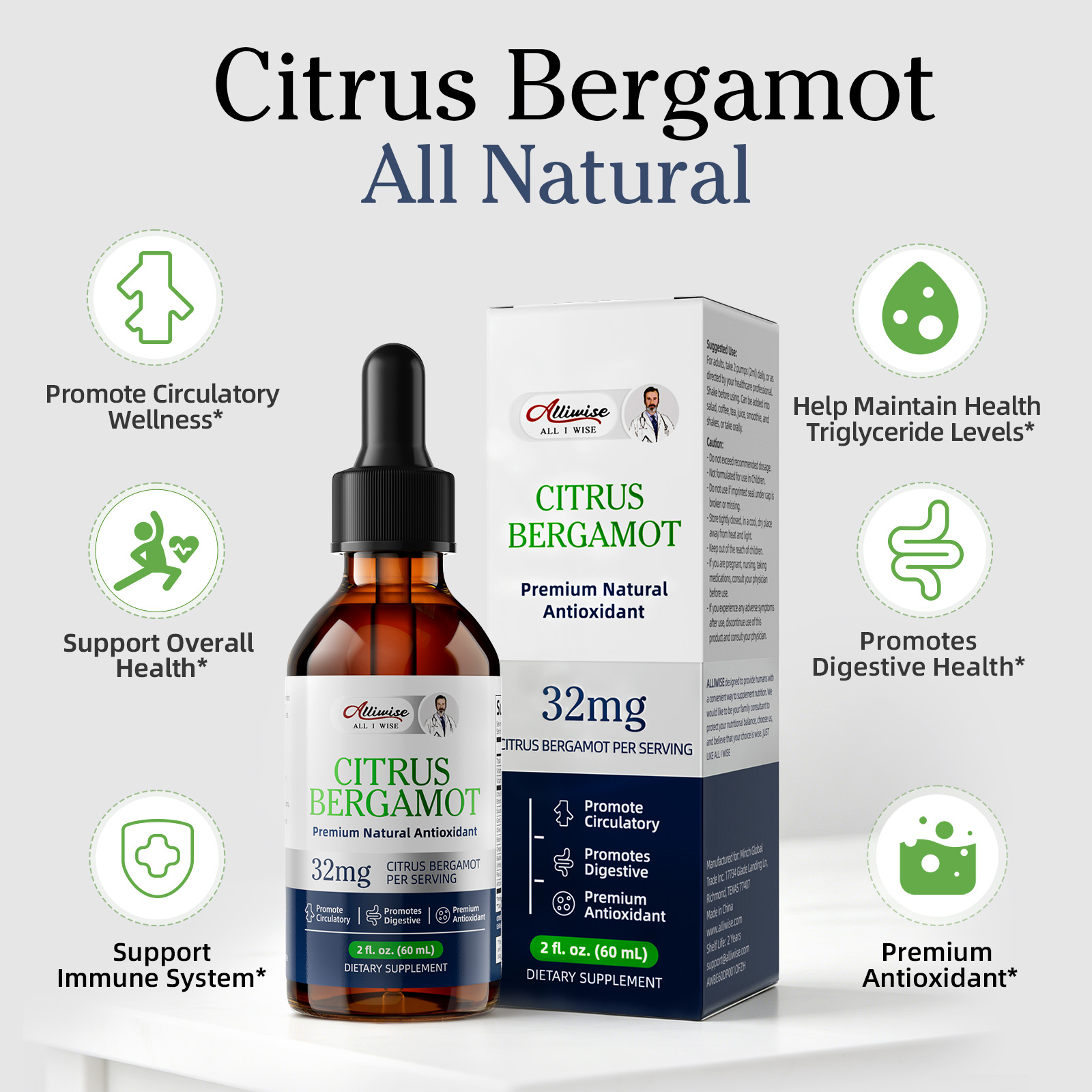 Alliwise Bergamotte-Extrakt-Tr – Health Wellness Day Bewertung und Preis